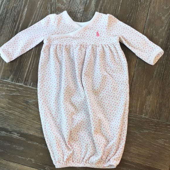 ralph lauren baby sleepsuit